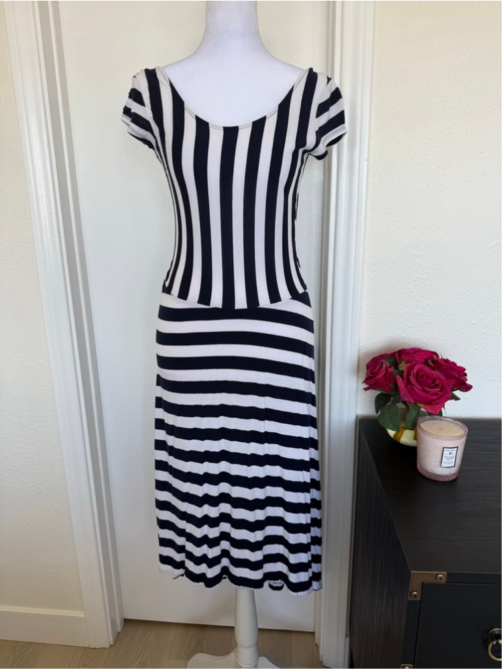 Gap Navy Stripes Dress Size Sm